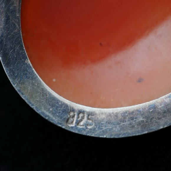 Italian Cameo Silver Pendant and Pin - Picture 6 of 10